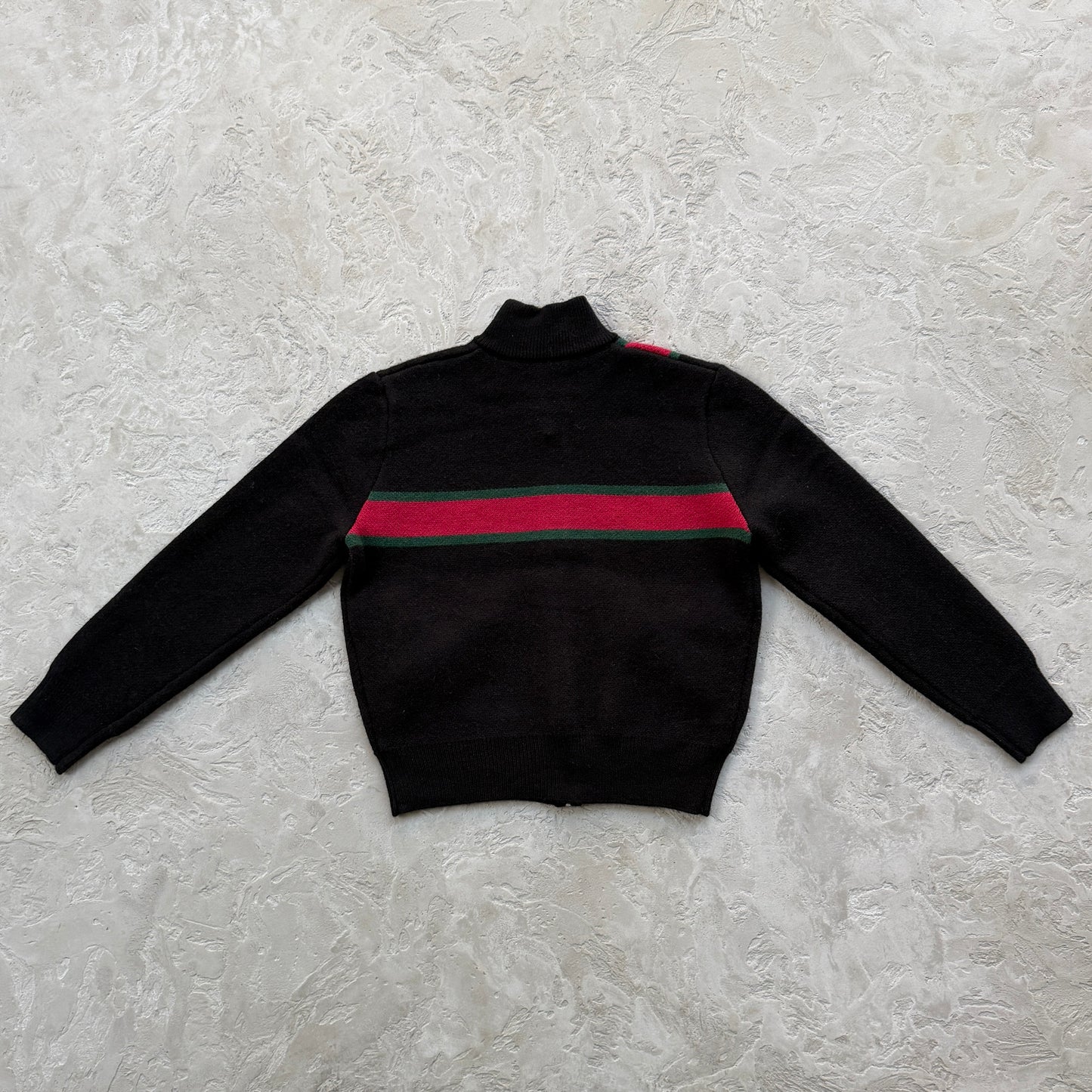 Corteiz Lux Knit Zip Up Black