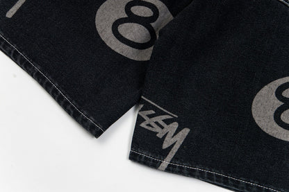 Stussy Shorts Jeans Black