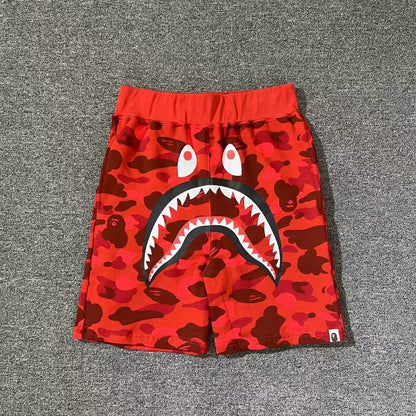 Bermuda Bape Shark Camu “Red”