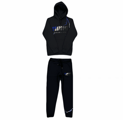 Conjunto Trapstar Hoodie Lightning Edition “Black”