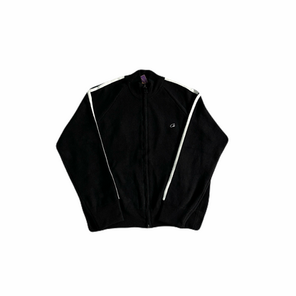 Corteiz Knit Zip Up Fleece “Black”