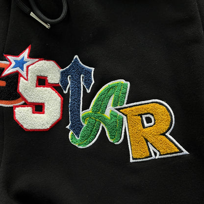 Conjunto Trapstar Zip Hoodie “Black”