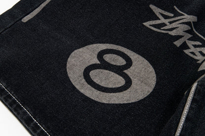 Stussy Shorts Jeans Black