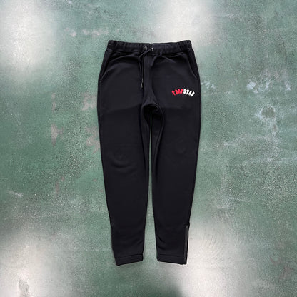 Conjunto Trapstar Hoodie “Black Red”