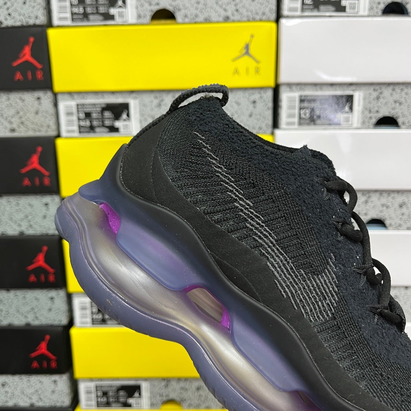 Air Max Scorpion Flyknit “Black and Persian Violet”