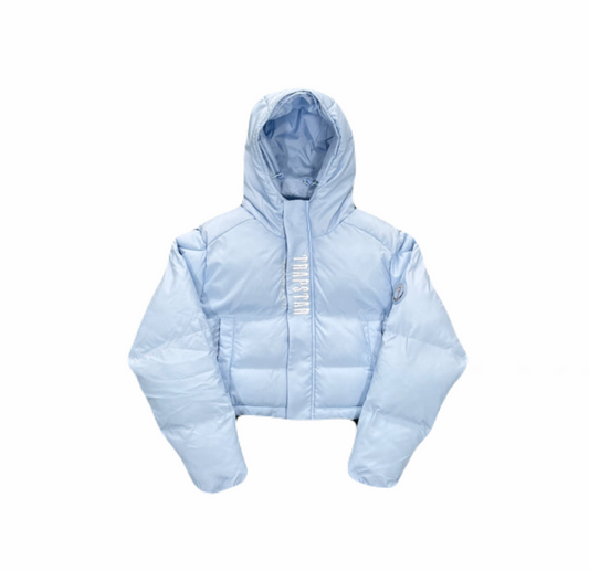 Decoded Hooded Puffer 2.0 Jacket - Ice Blue