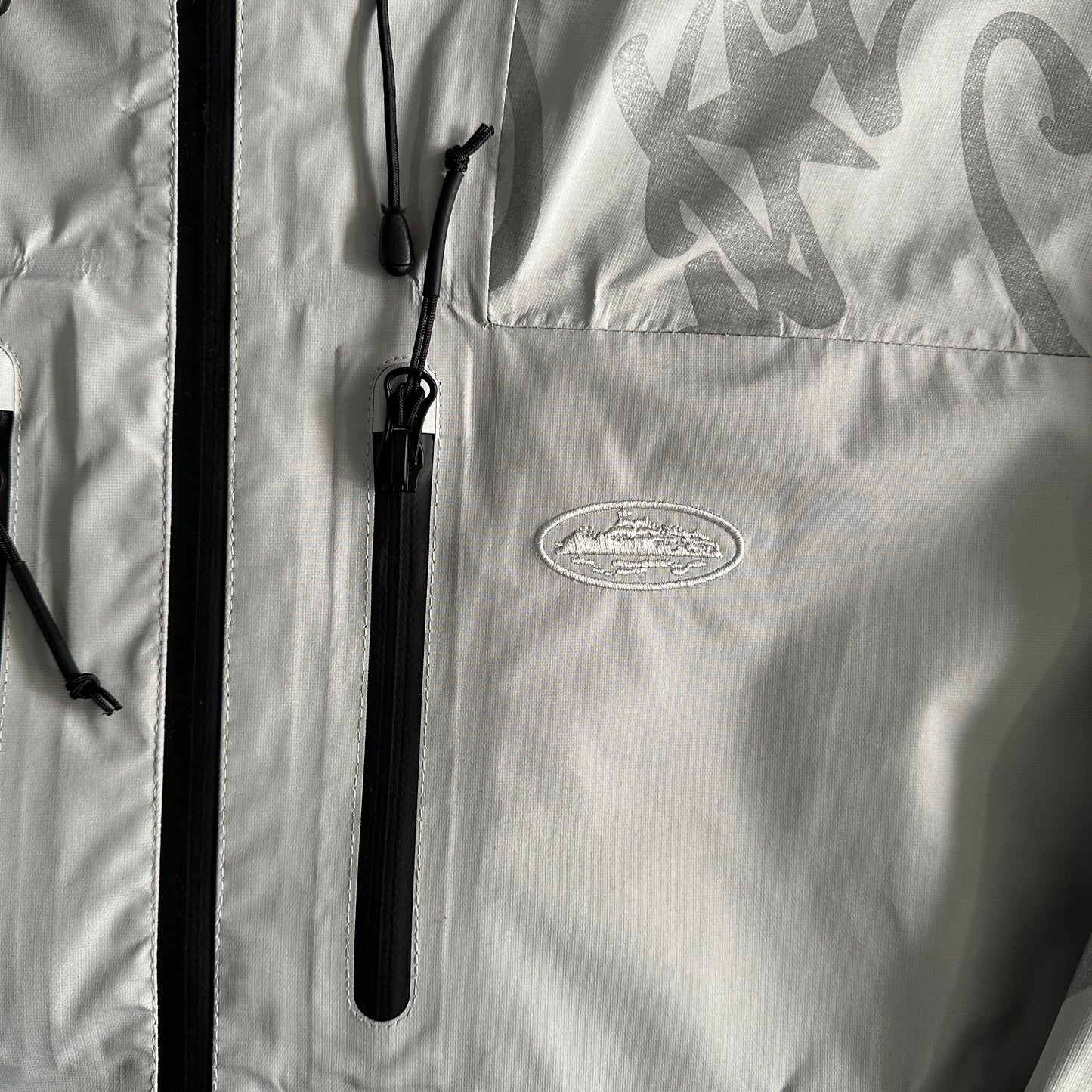 Corteiz Elitework Waterproof Shell Jacket “Grey"