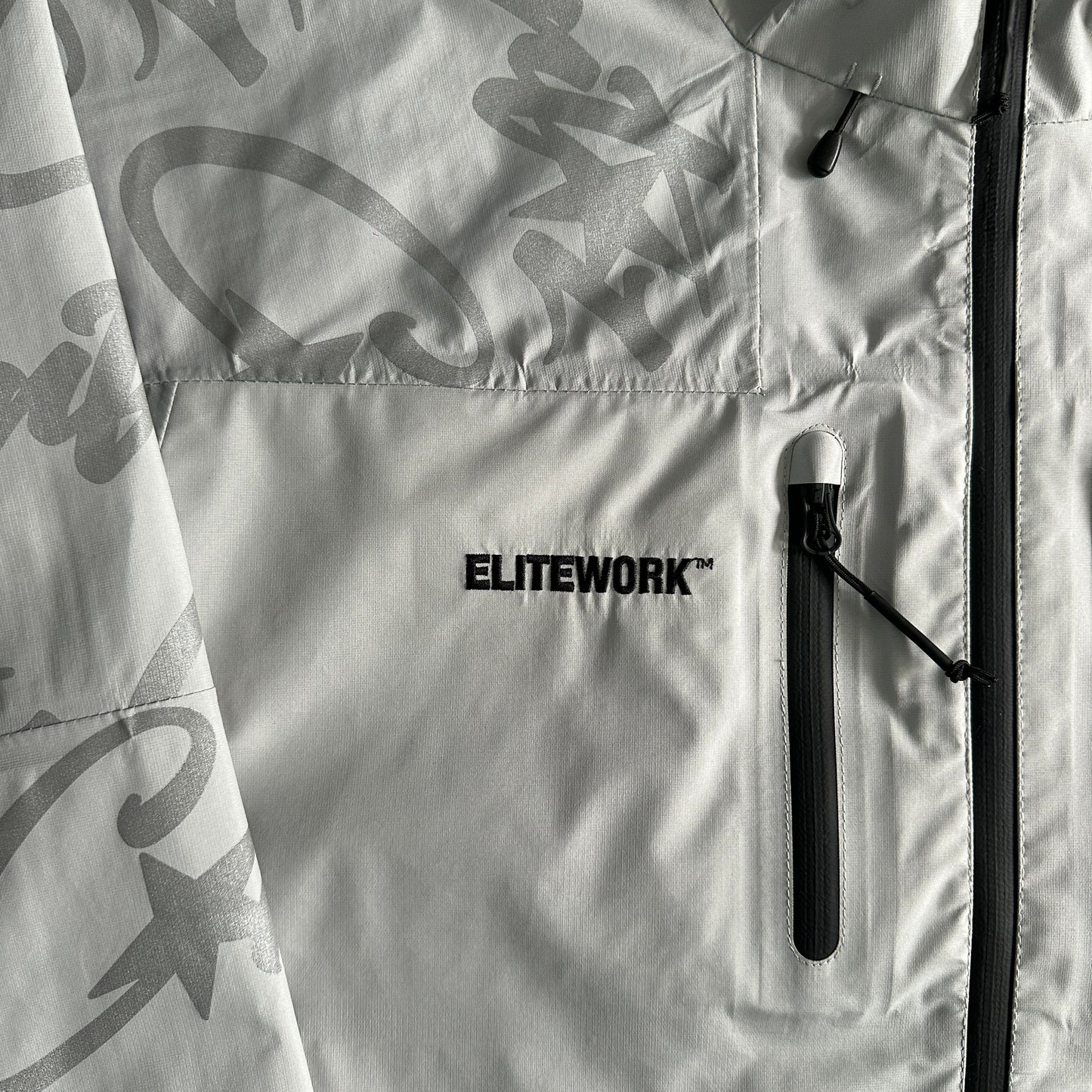 Corteiz Elitework Waterproof Shell Jacket “Grey"