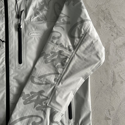 Corteiz Elitework Waterproof Shell Jacket “Grey"