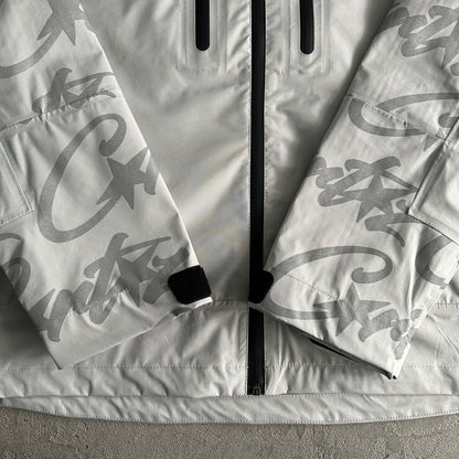 Corteiz Elitework Waterproof Shell Jacket “Grey"