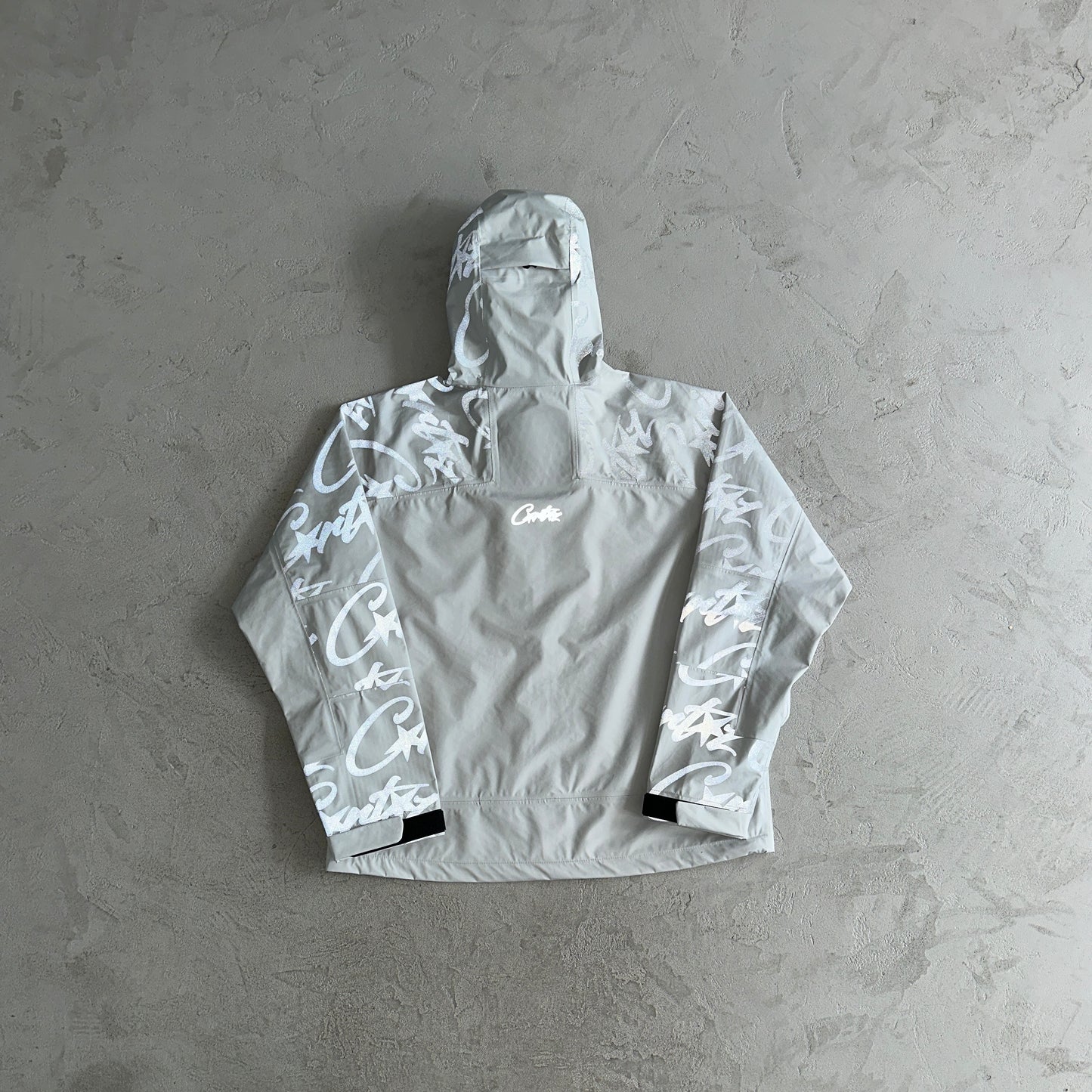Corteiz Elitework Waterproof Shell Jacket “Grey"