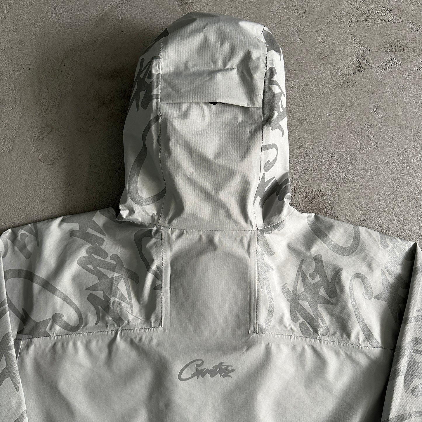 Corteiz Elitework Waterproof Shell Jacket “Grey"