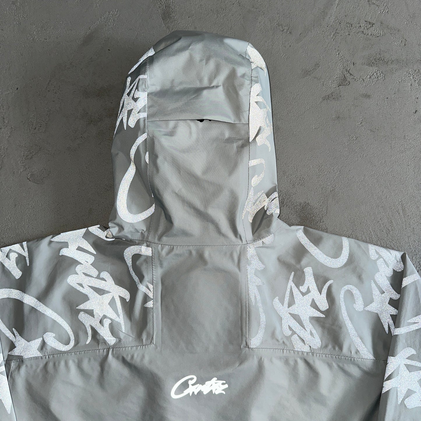 Corteiz Elitework Waterproof Shell Jacket “Grey"