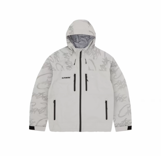 Corteiz Elitework Waterproof Shell Jacket “Grey"