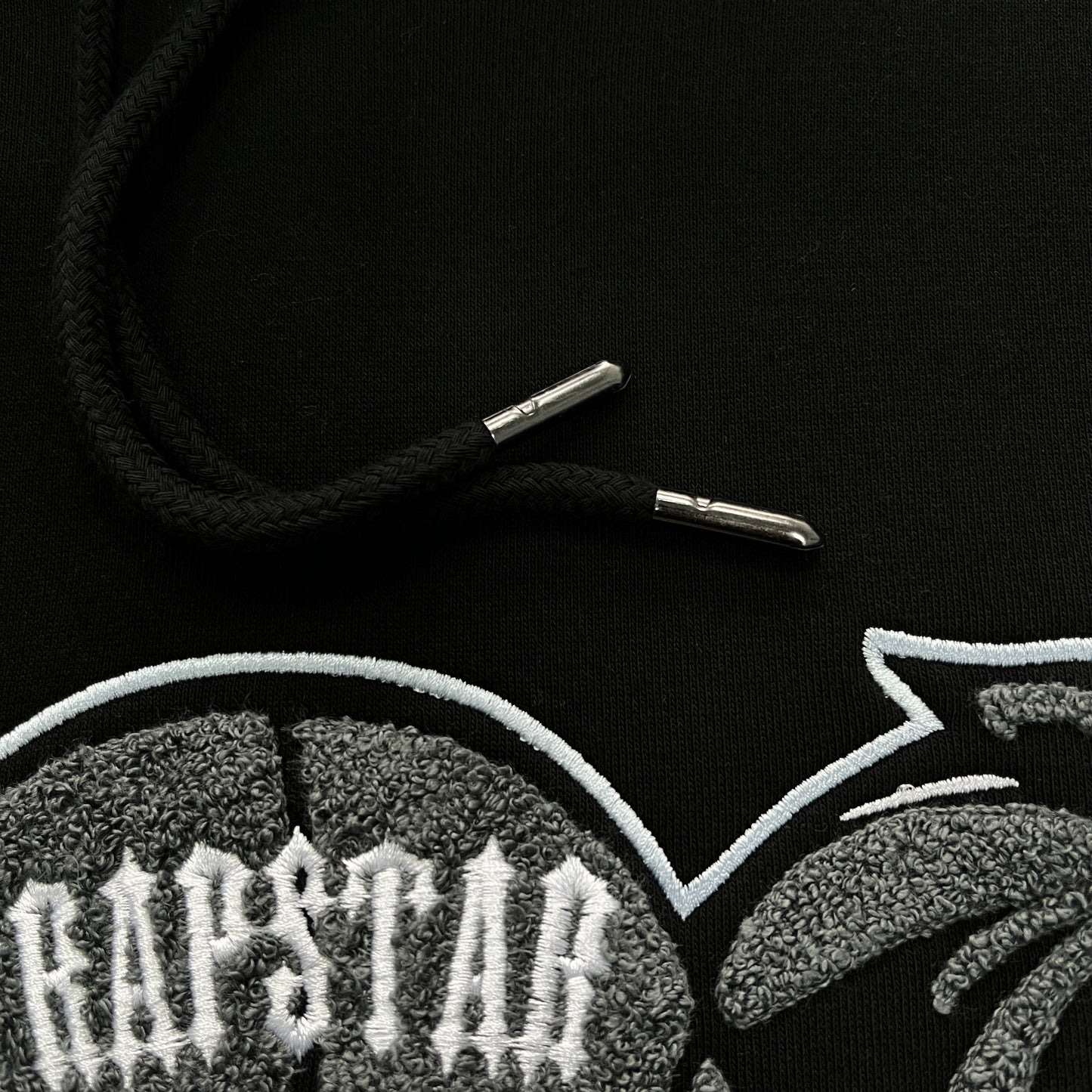 Trapstar “Shooters Hooded BLACK SKYBLUE”