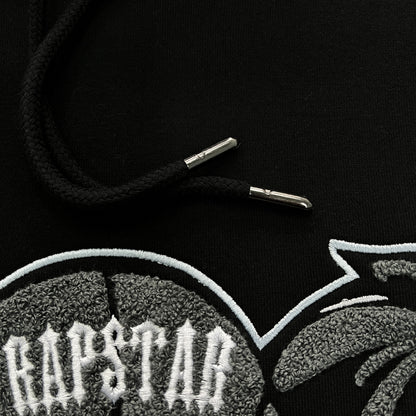 Trapstar “Shooters Hooded BLACK SKYBLUE”