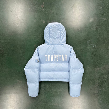 Decoded Hooded Puffer 2.0 Jacket - Ice Blue