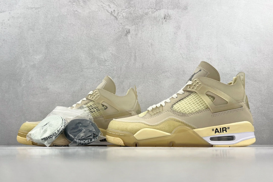 Off-White x Jordan 4 “Sail”