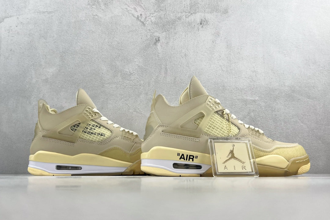 Off-White x Jordan 4 “Sail”