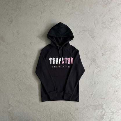 Decoded Chenille Hoodie “Black Pink”