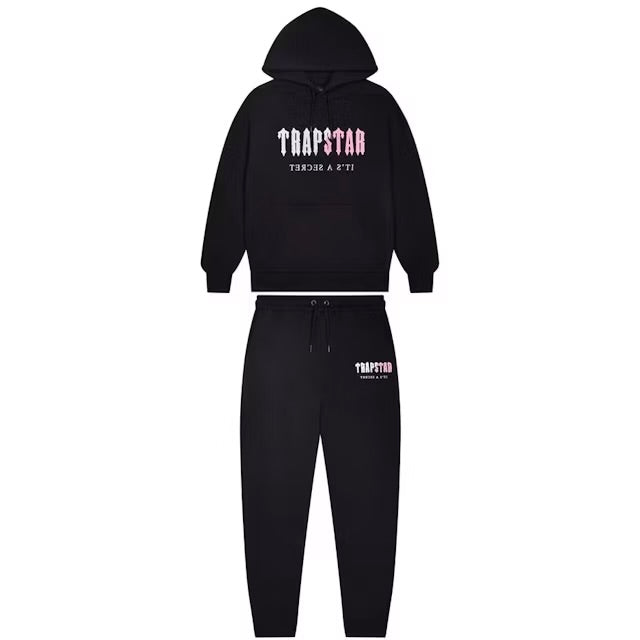 Decoded Chenille Hoodie “Black Pink”