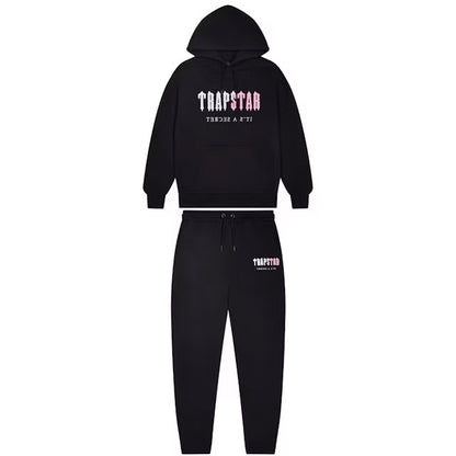 Decoded Chenille Hoodie “Black Pink”