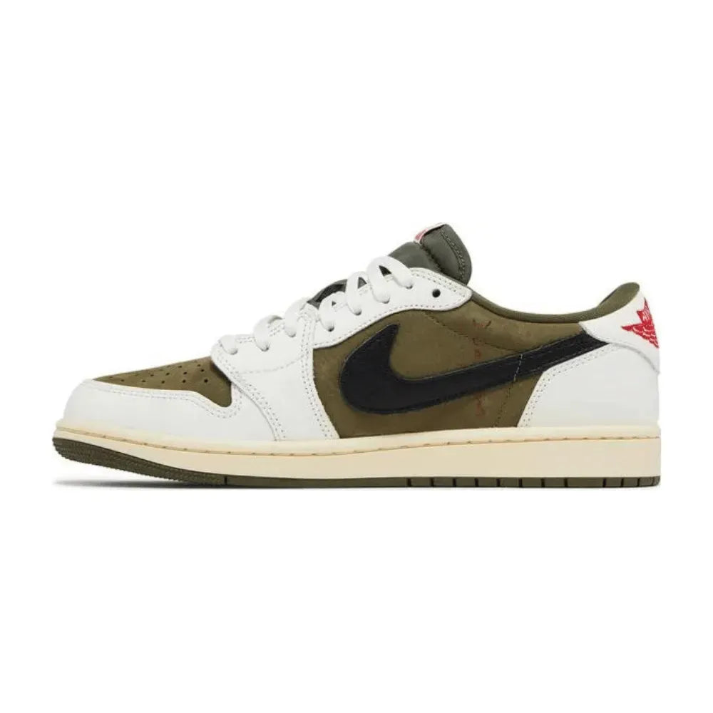 Travis Scott x Air Jordan 1 Low “Medium Olive”