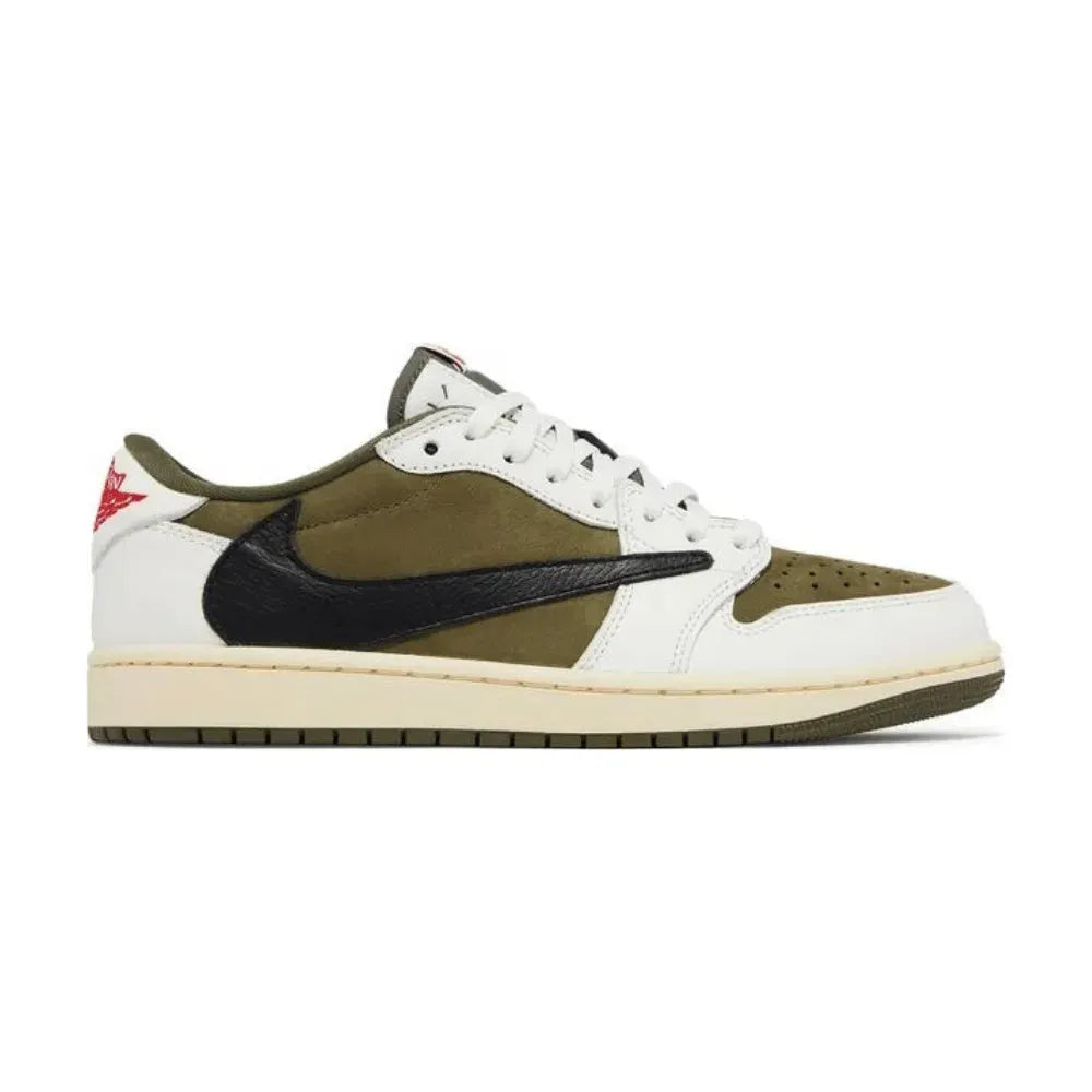 Travis Scott x Air Jordan 1 Low “Medium Olive”