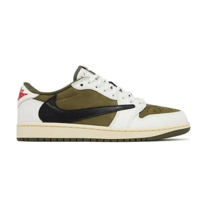 Travis Scott x Air Jordan 1 Low “Medium Olive”
