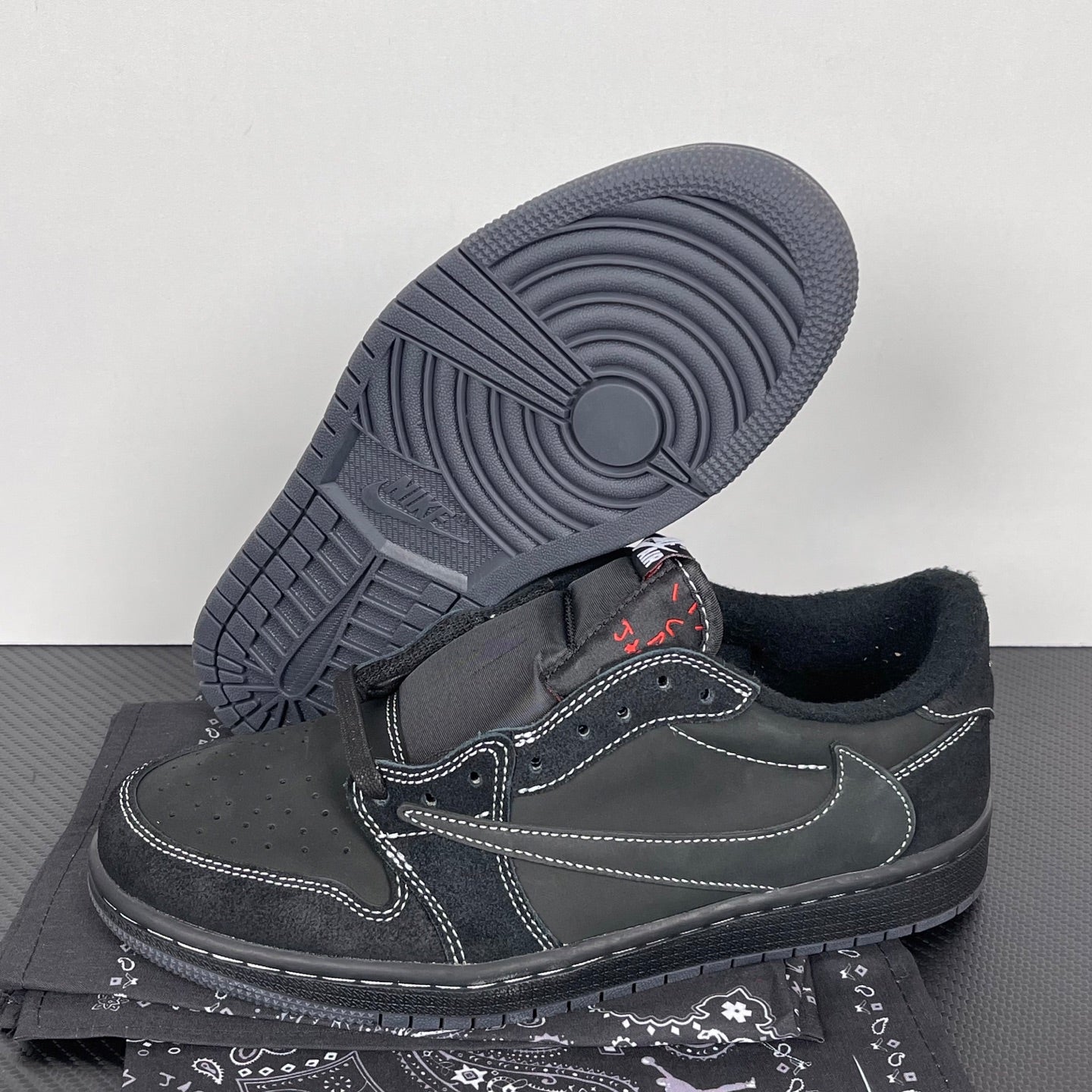 Travis Scott x Air Jordan 1 Low “Black Phantom”