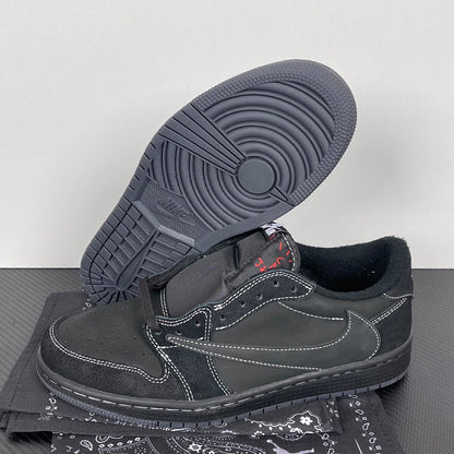 Travis Scott x Air Jordan 1 Low “Black Phantom”