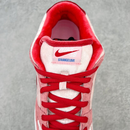 StrangeLove x Nike SB Dunk Low “Pink Red”