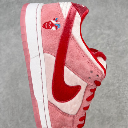 StrangeLove x Nike SB Dunk Low “Pink Red”