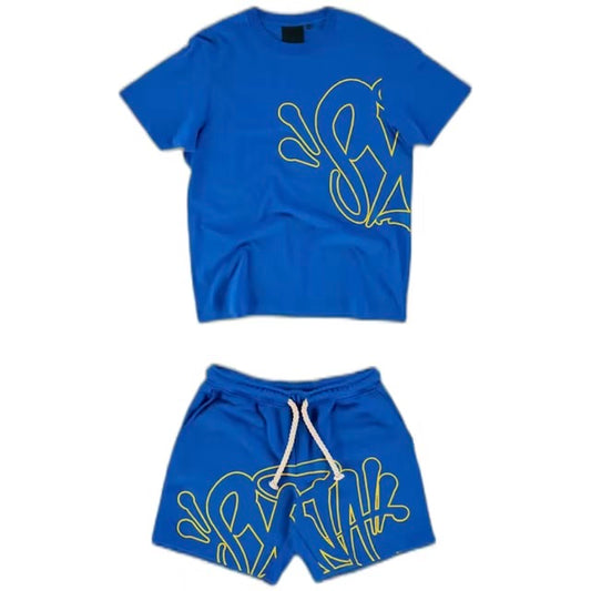Syna World Shorts TrackSuit “Azul/Amarelo”