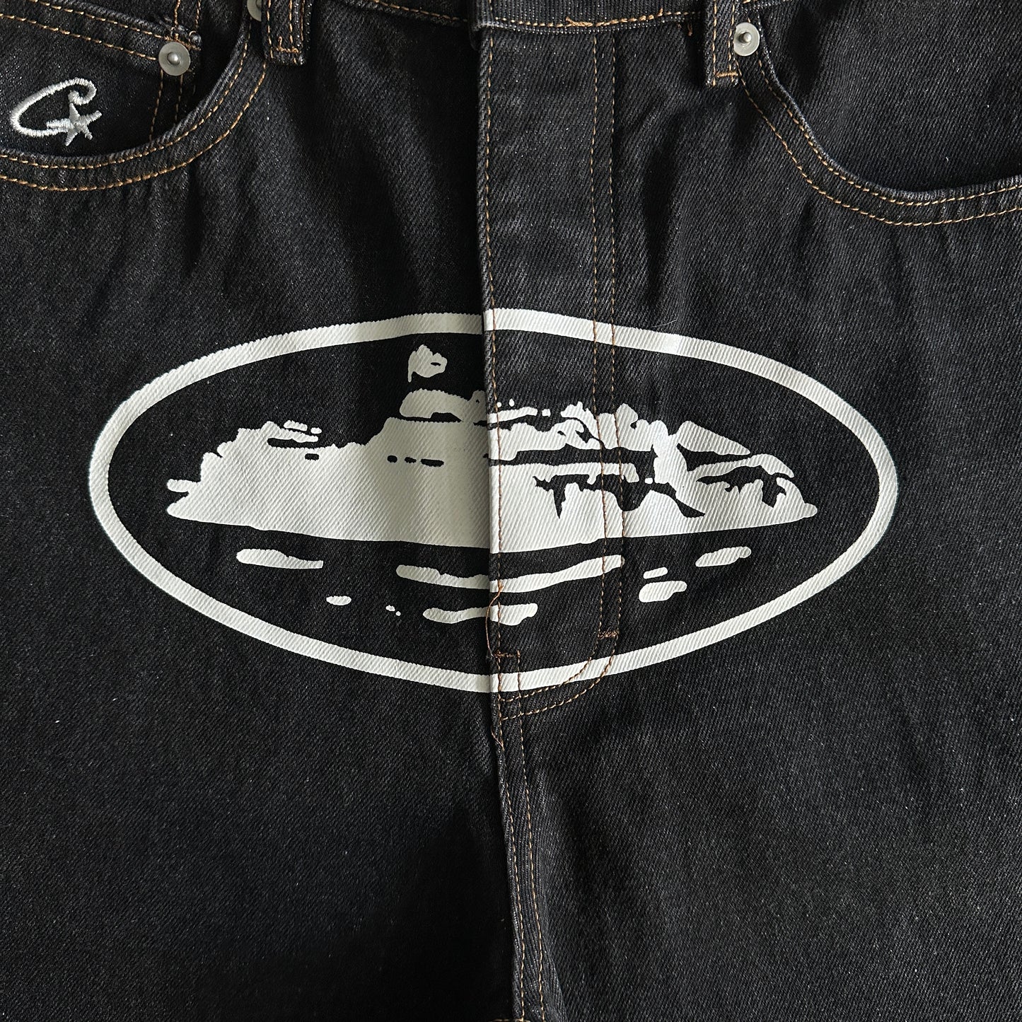 Calça Jeans Corteiz “Black”