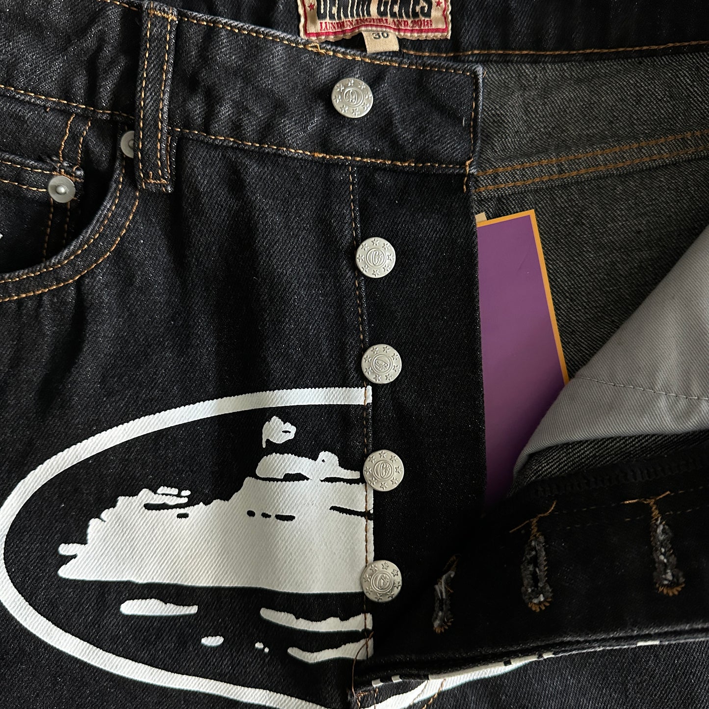 Calça Jeans Corteiz “Black”