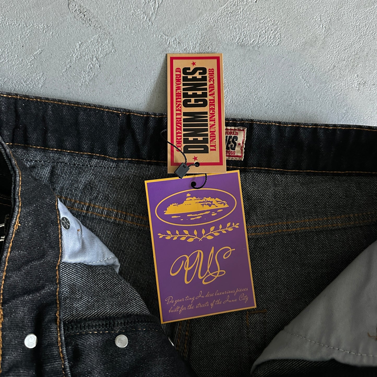 Calça Jeans Corteiz “Black”