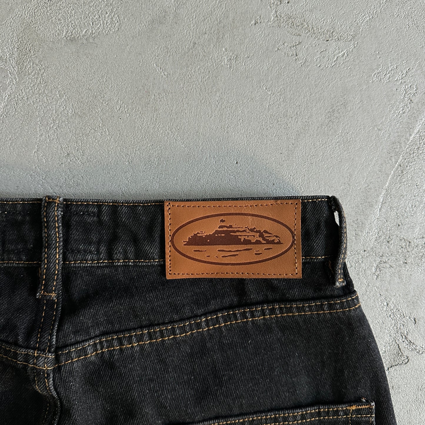 Calça Jeans Corteiz “Black”