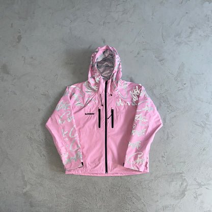 Corteiz Elitework Waterproof Shell Jacket “Pink”
