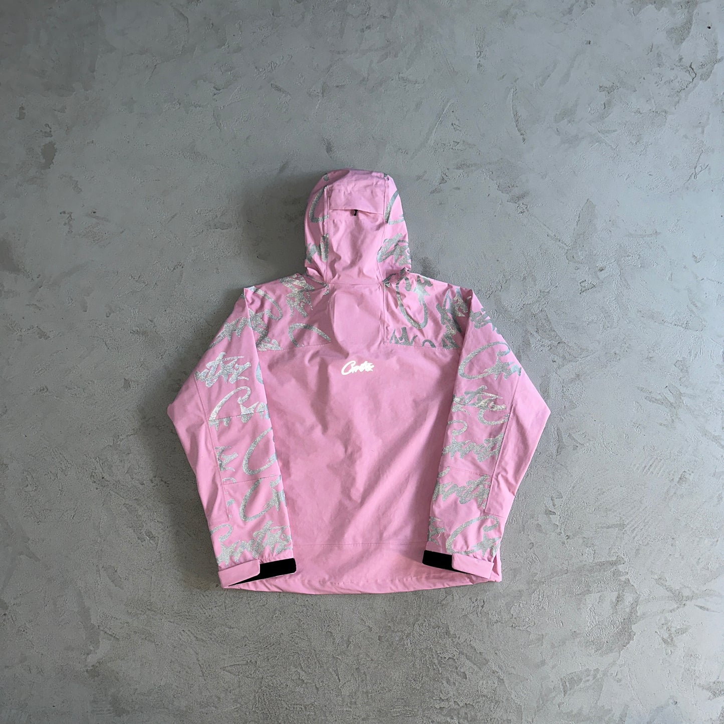 Corteiz Elitework Waterproof Shell Jacket “Pink”