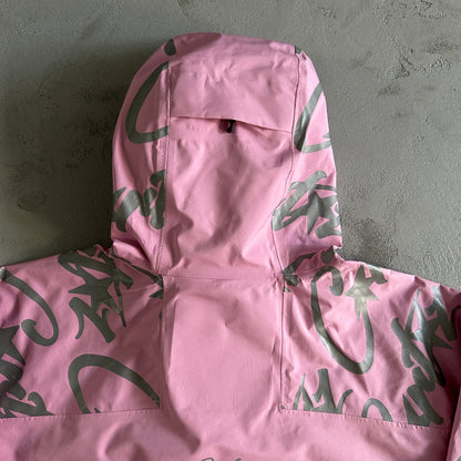 Corteiz Elitework Waterproof Shell Jacket “Pink”