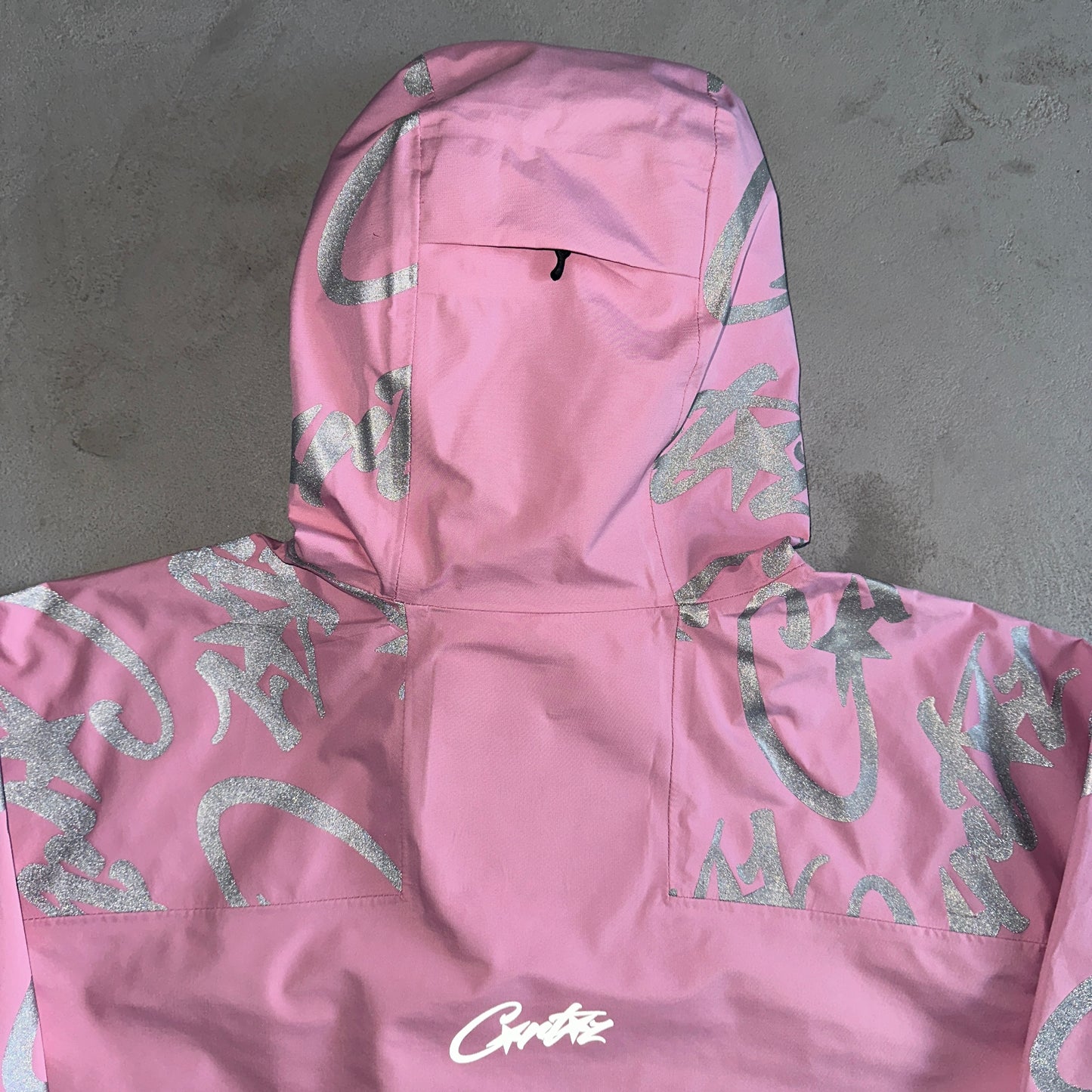 Corteiz Elitework Waterproof Shell Jacket “Pink”