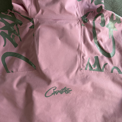 Corteiz Elitework Waterproof Shell Jacket “Pink”