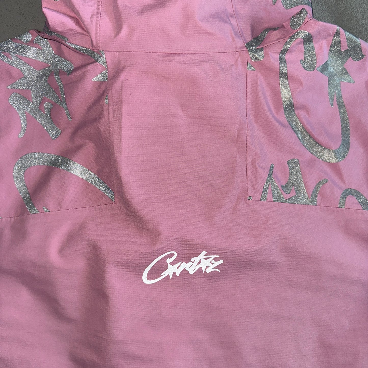 Corteiz Elitework Waterproof Shell Jacket “Pink”