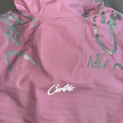 Corteiz Elitework Waterproof Shell Jacket “Pink”