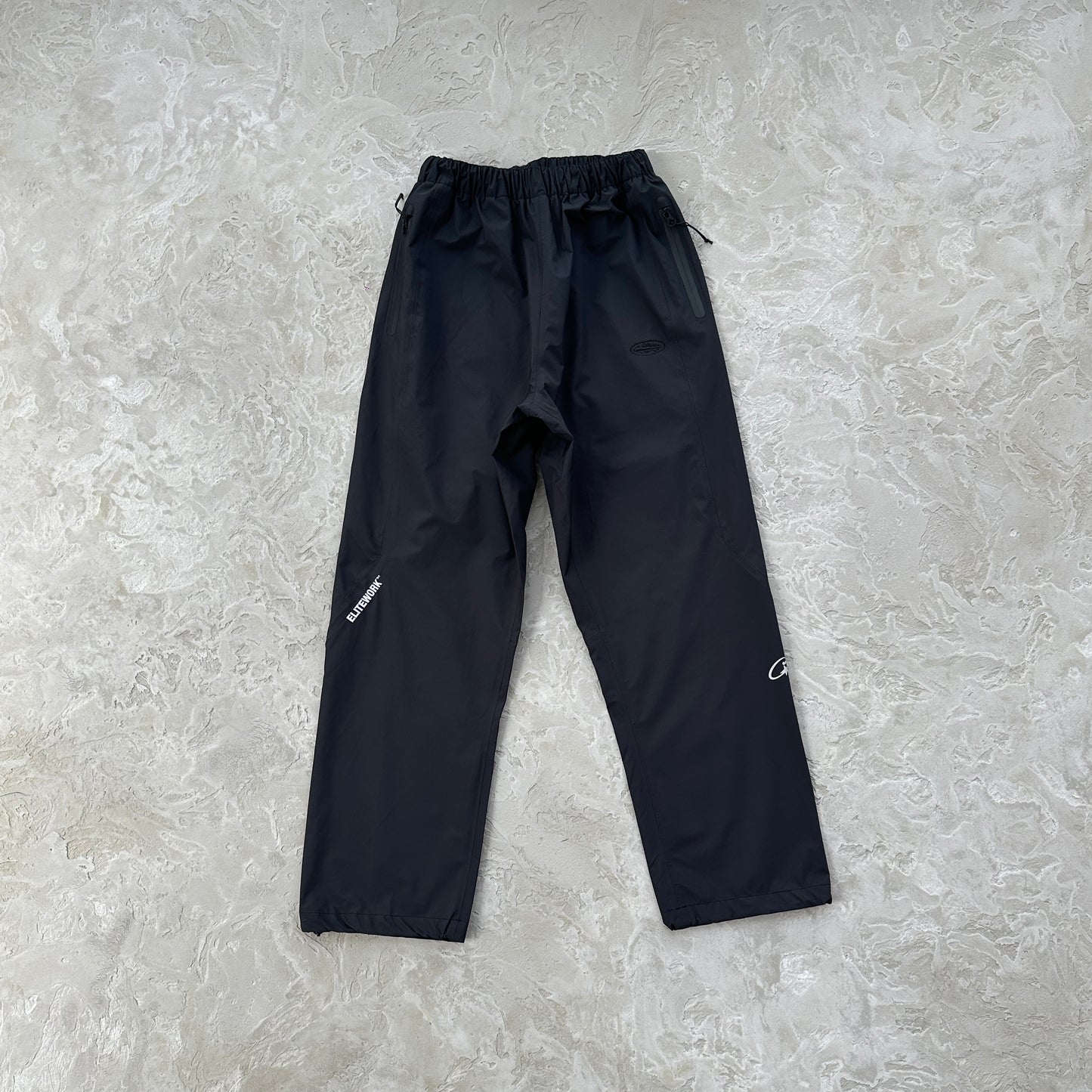 Corteiz Elitework Waterproof Shell Pants “Black”