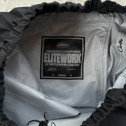 Corteiz Elitework Waterproof Shell Pants “Black”