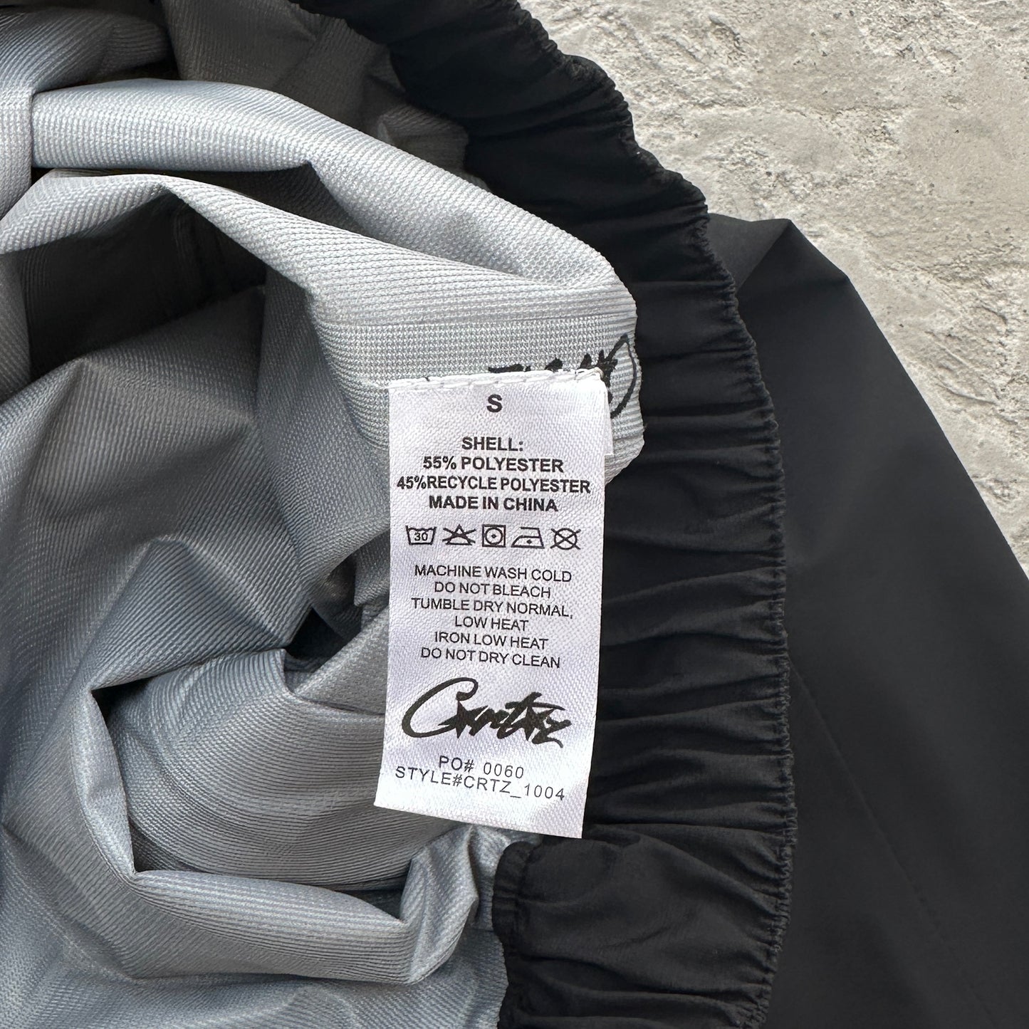 Corteiz Elitework Waterproof Shell Pants “Black”