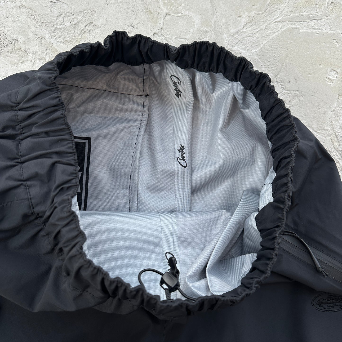 Corteiz Elitework Waterproof Shell Pants “Black”