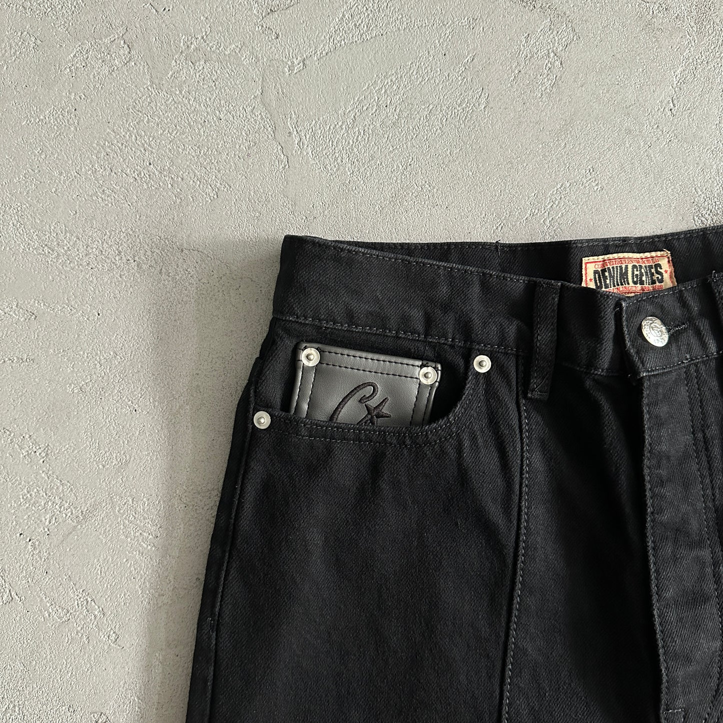 Corteiz Star Denim Pants “Black”